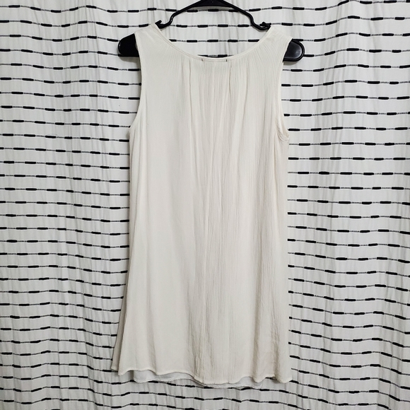 NAIF White Crotchet Detail Sleeveless Shift - Picture 3 of 3